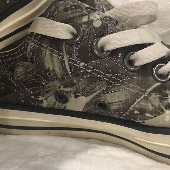 Converse All Star Grey flower❤️ - Picture 5 of 8